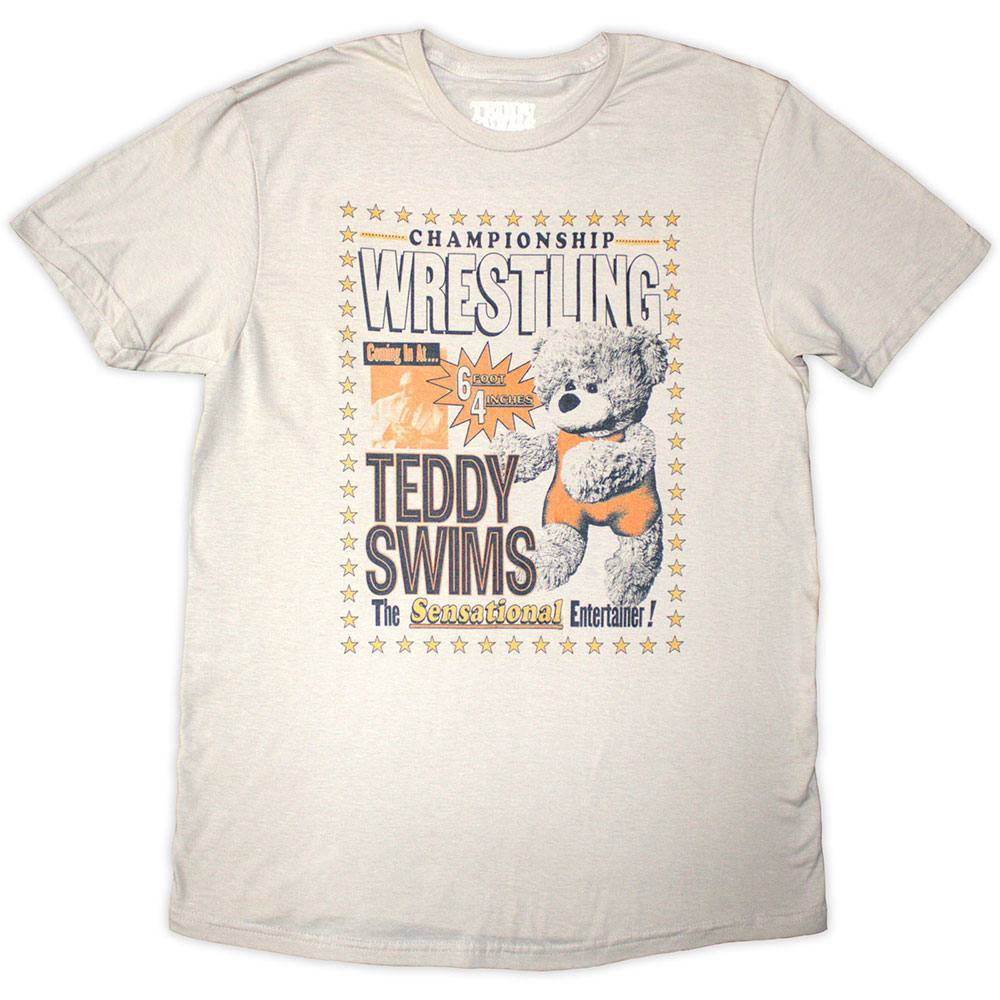 Teddy Swims - Wrestling Heren T-shirt - Creme